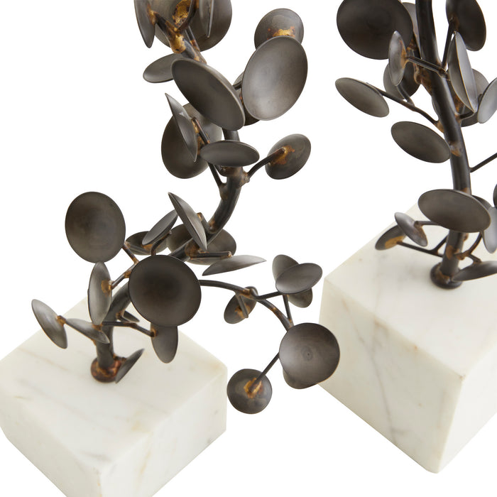 Arteriors 2033 Sculptures, Set of 2, Bronze