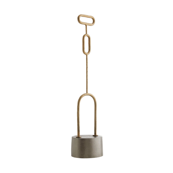 Arteriors 2113 Sculptures, Set of 2, Antique Brass