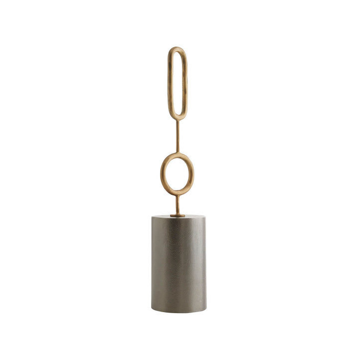 Arteriors 2113 Sculptures, Set of 2, Antique Brass