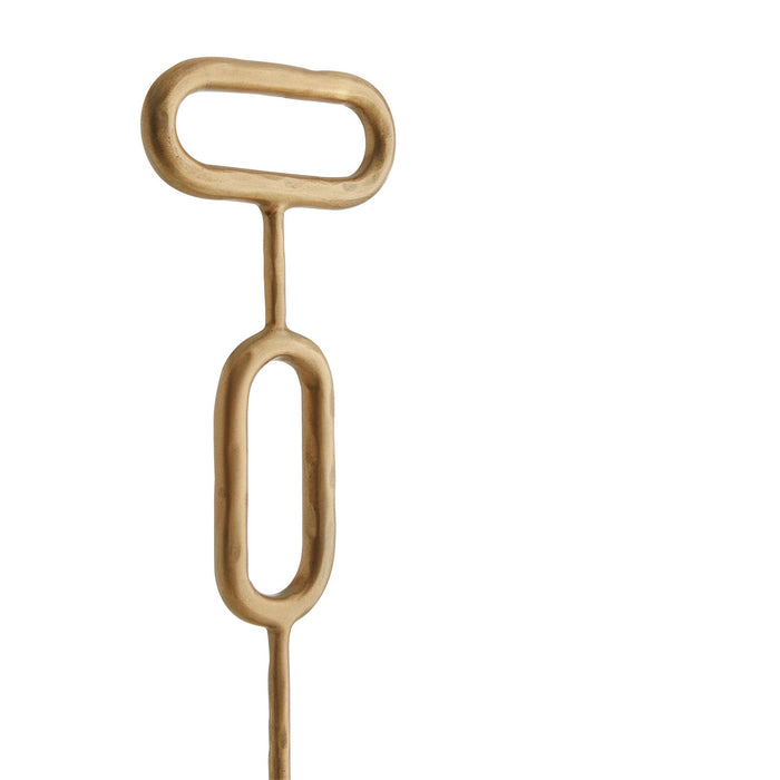 Arteriors 2113 Sculptures, Set of 2, Antique Brass