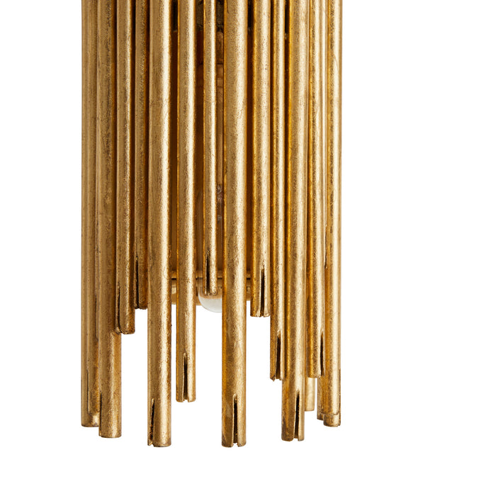 Arteriors 42045 Four Light Wall Sconce, Gold Leaf