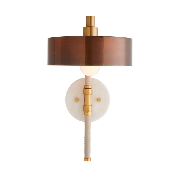 Arteriors 49176 One Light Wall Sconce, Heritage Brass