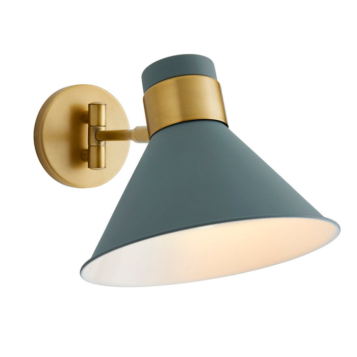 Arteriors 49201 One Light Wall Sconce, Cadet Blue
