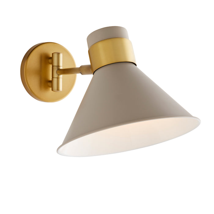 Arteriors 49204 One Light Wall Sconce, Taupe
