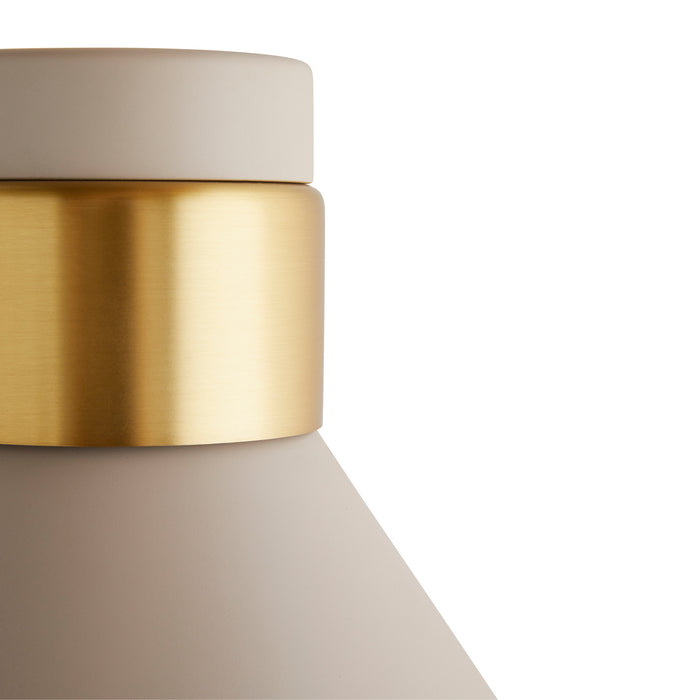 Arteriors 49204 One Light Wall Sconce, Taupe