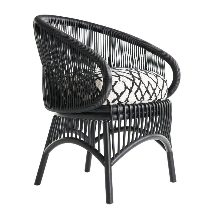 Arteriors 5015 Accent Chair, Black