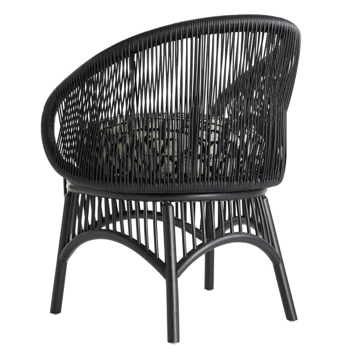 Arteriors 5015 Accent Chair, Black