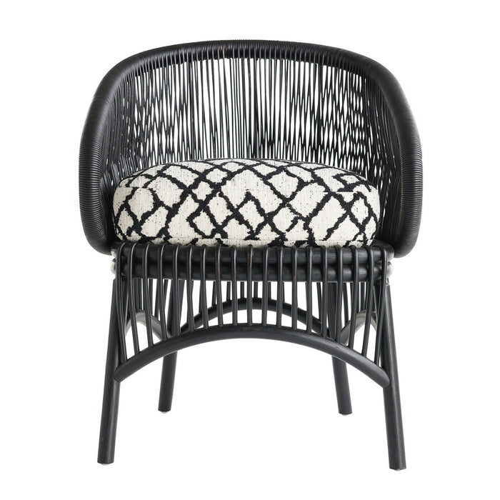 Arteriors 5015 Accent Chair, Black