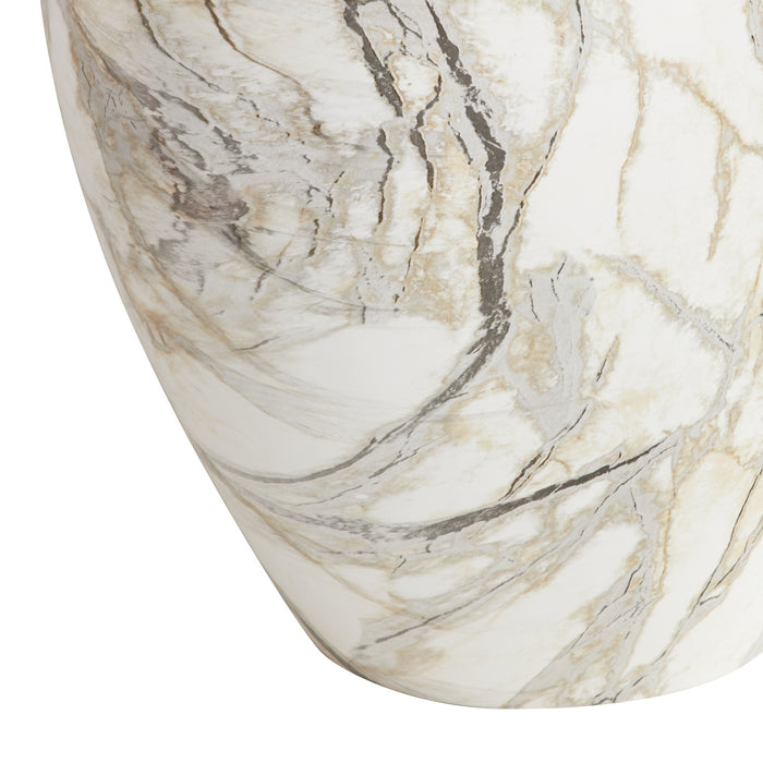 Arteriors 5117 Side Table, Mojave Faux Marble