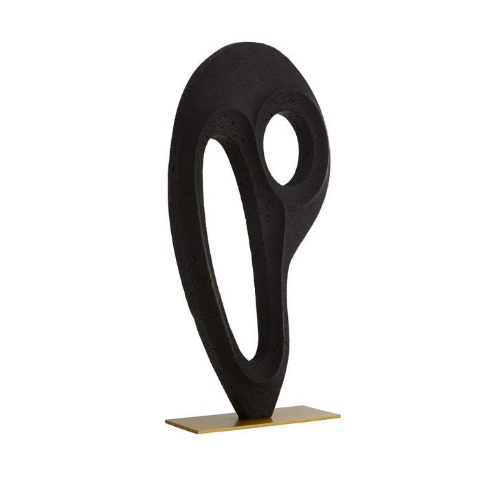 Arteriors 9122 Sculpture, Charcoal