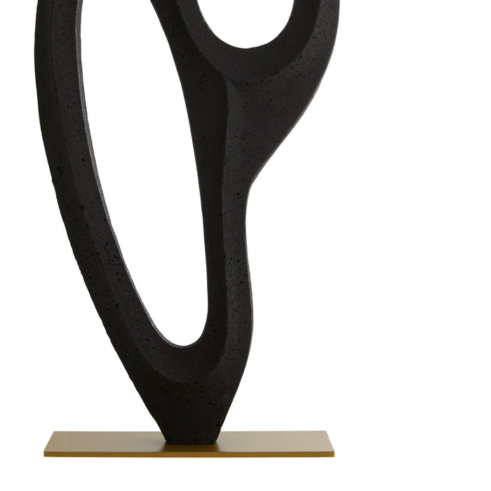 Arteriors 9122 Sculpture, Charcoal