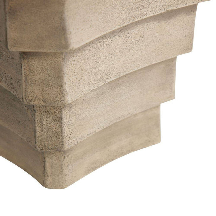 Arteriors DC5001 Planter, Travertine