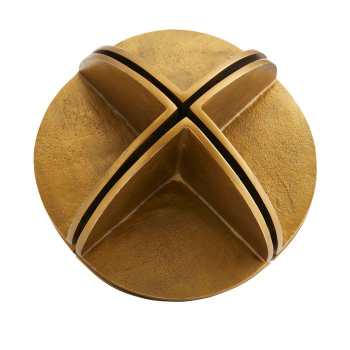 Arteriors 2014 Sculpture, Antique Brass