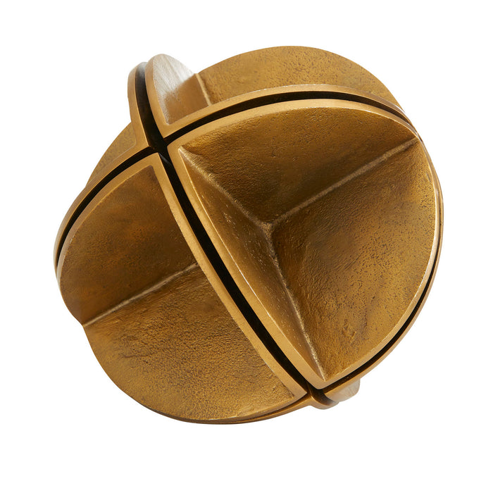 Arteriors 2014 Sculpture, Antique Brass