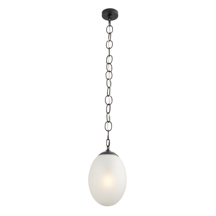 Arteriors 42049 One Light Pendant, Frosted