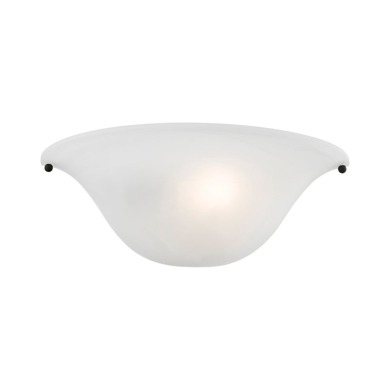 Livex Lighting 42700-04 One Light Wall Sconce, Black