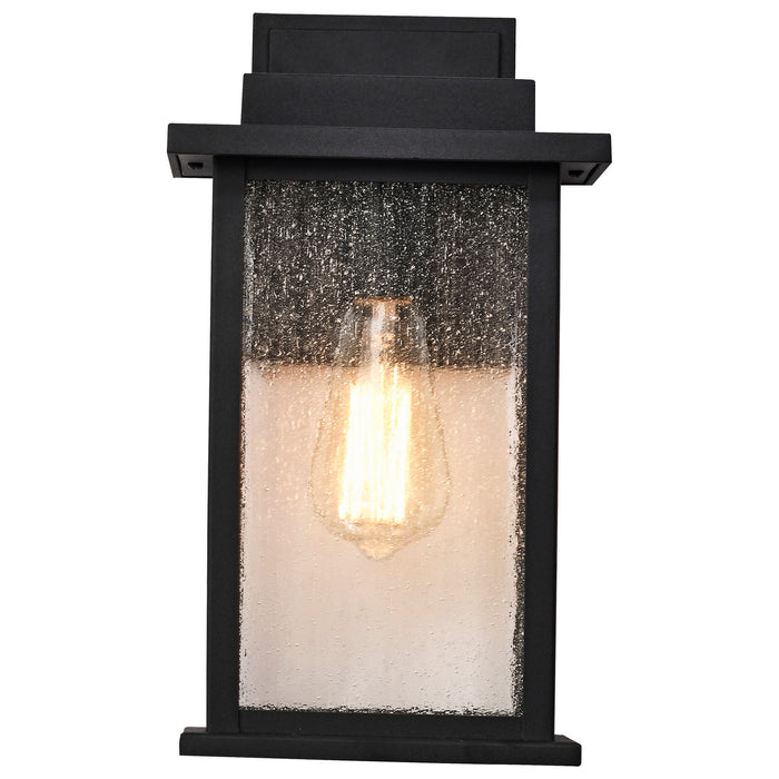 Nuvo Lighting 60-7375 One Light Wall Lantern, Matte Black