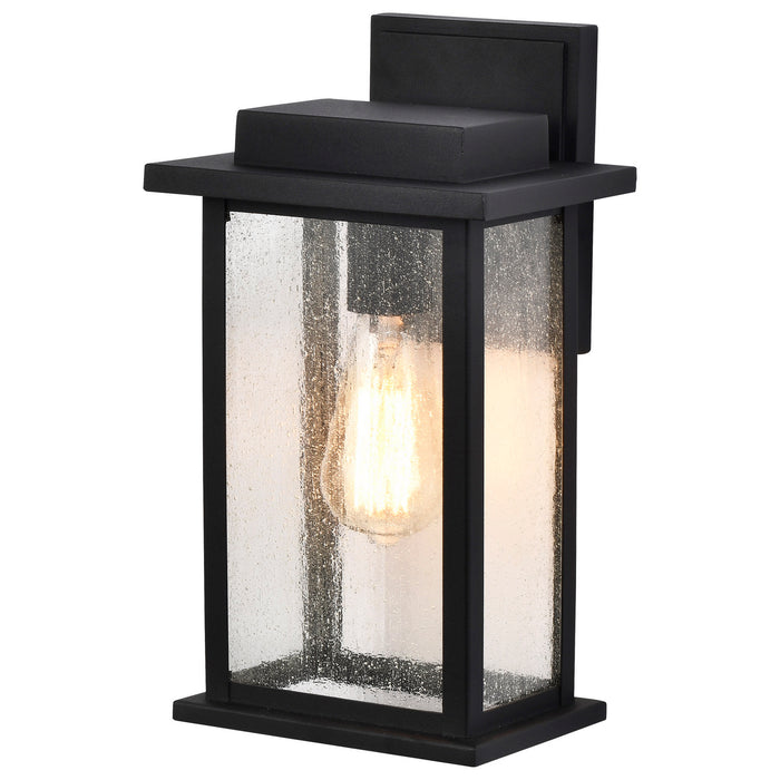 Nuvo Lighting 60-7375 One Light Wall Lantern, Matte Black