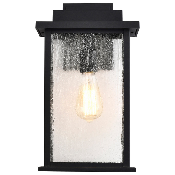 Nuvo Lighting 60-7376 One Light Wall Lantern, Matte Black