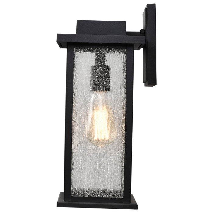 Nuvo Lighting 60-7376 One Light Wall Lantern, Matte Black