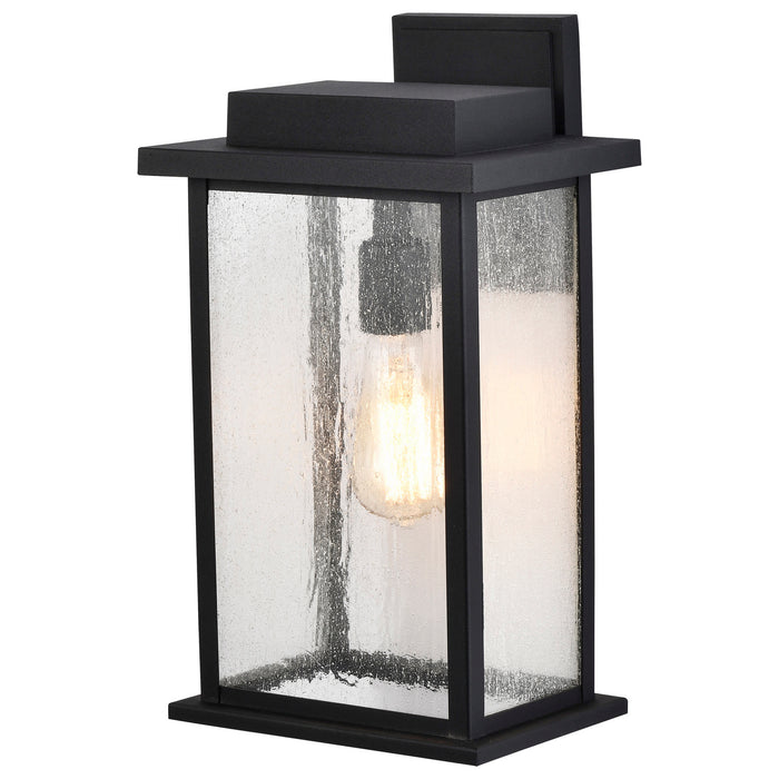 Nuvo Lighting 60-7376 One Light Wall Lantern, Matte Black