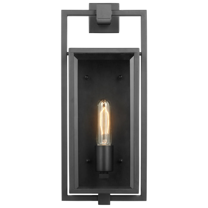 Nuvo Lighting 60-7544 One Light Wall Lantern, Matte Black