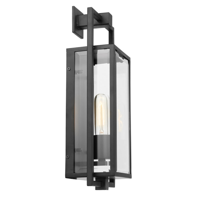 Nuvo Lighting 60-7544 One Light Wall Lantern, Matte Black