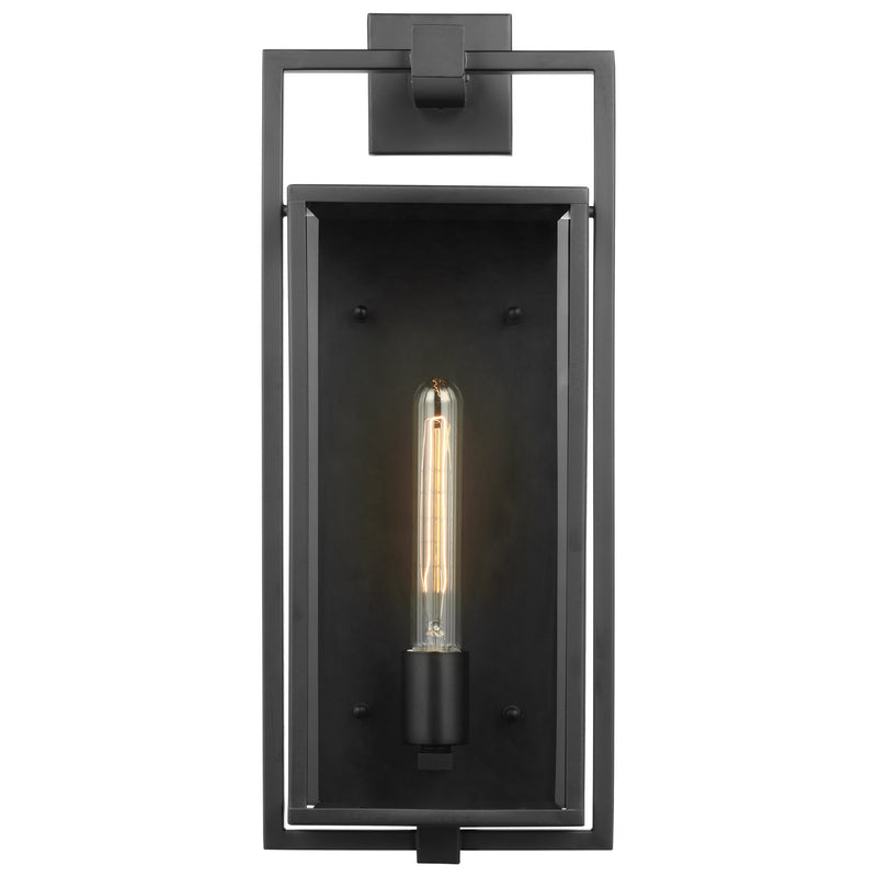 Nuvo Lighting 60-7545 One Light Wall Lantern, Matte Black