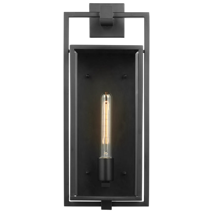 Nuvo Lighting 60-7545 One Light Wall Lantern, Matte Black