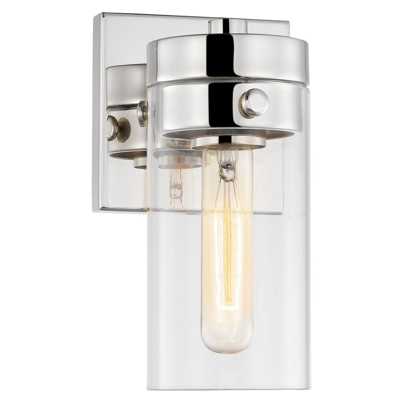 Nuvo Lighting 60-7631 One Light Vanity, Polished Nickel