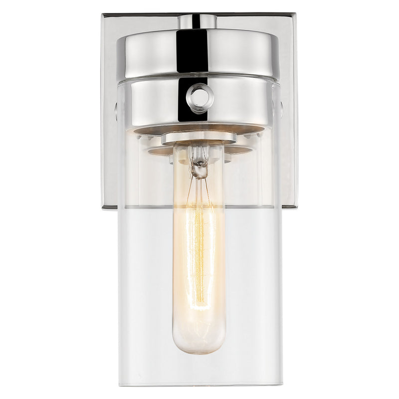 Nuvo Lighting 60-7631 One Light Vanity, Polished Nickel