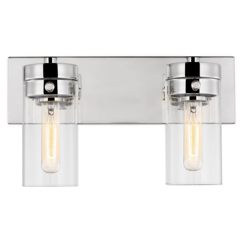 Nuvo Lighting 60-7632 Two Light Vanity, Polished Nickel