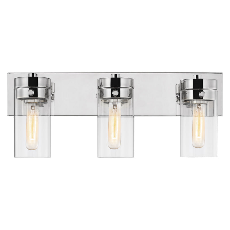 Nuvo Lighting 60-7633 Three Light Vanity, Polished Nickel