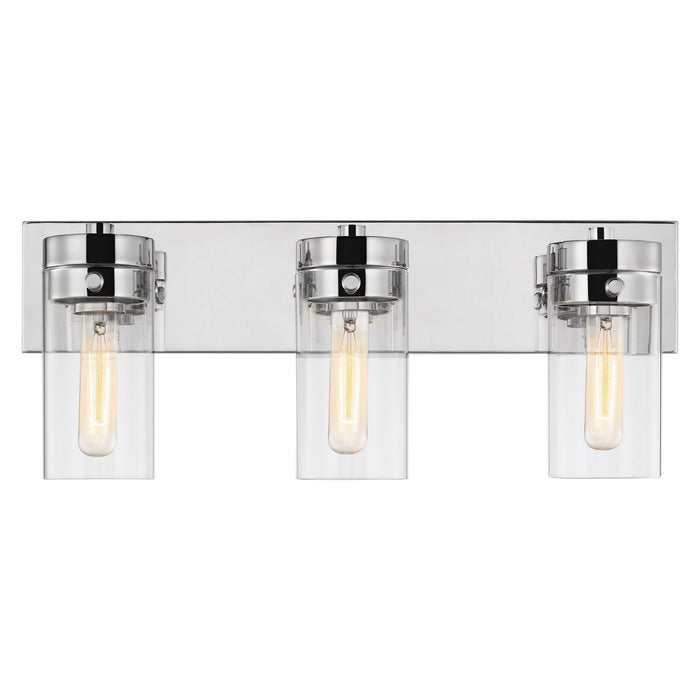 Nuvo Lighting 60-7633 Three Light Vanity, Polished Nickel