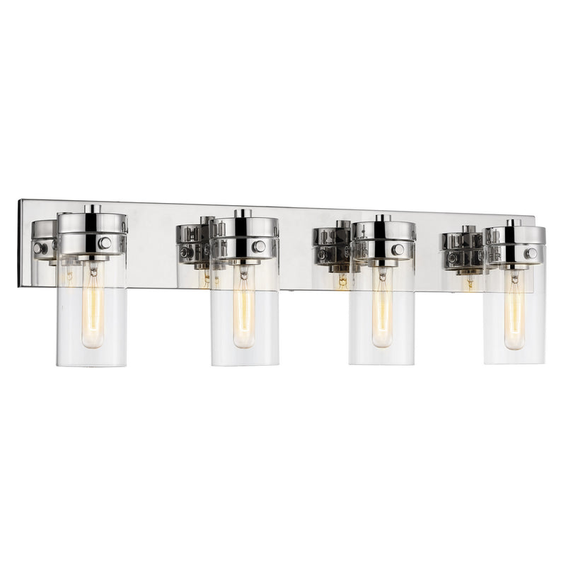 Nuvo Lighting 60-7634 Four Light Vanity, Polished Nickel