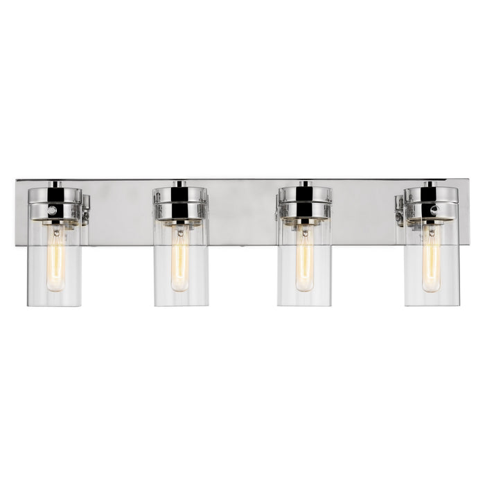 Nuvo Lighting 60-7634 Four Light Vanity, Polished Nickel