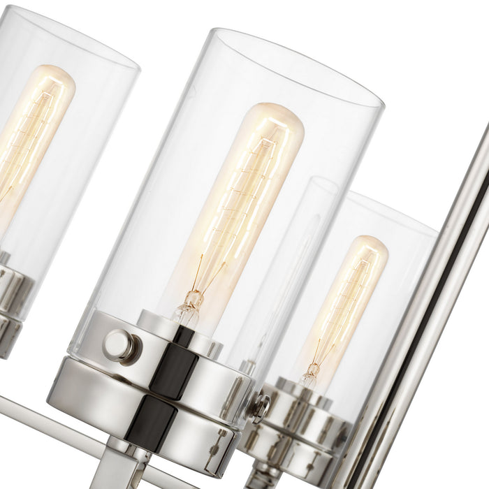 Nuvo Lighting 60-7635 Five Light Chandelier, Polished Nickel