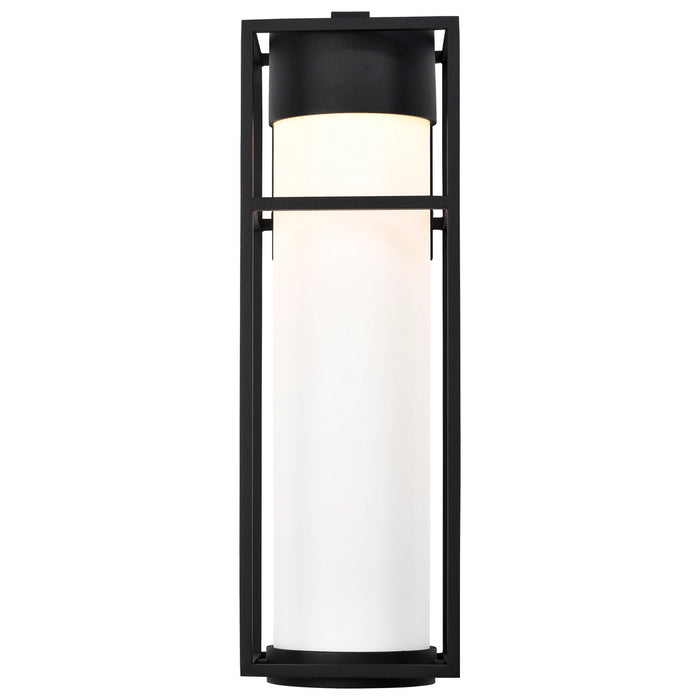 Nuvo Lighting 62-1613 LED Wall Lantern, Matte Black