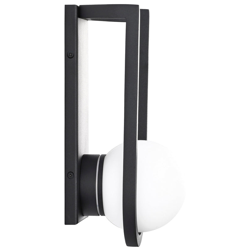 Nuvo Lighting 62-1619 LED Wall Lantern, Matte Black