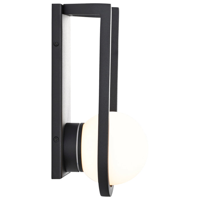 Nuvo Lighting 62-1619 LED Wall Lantern, Matte Black