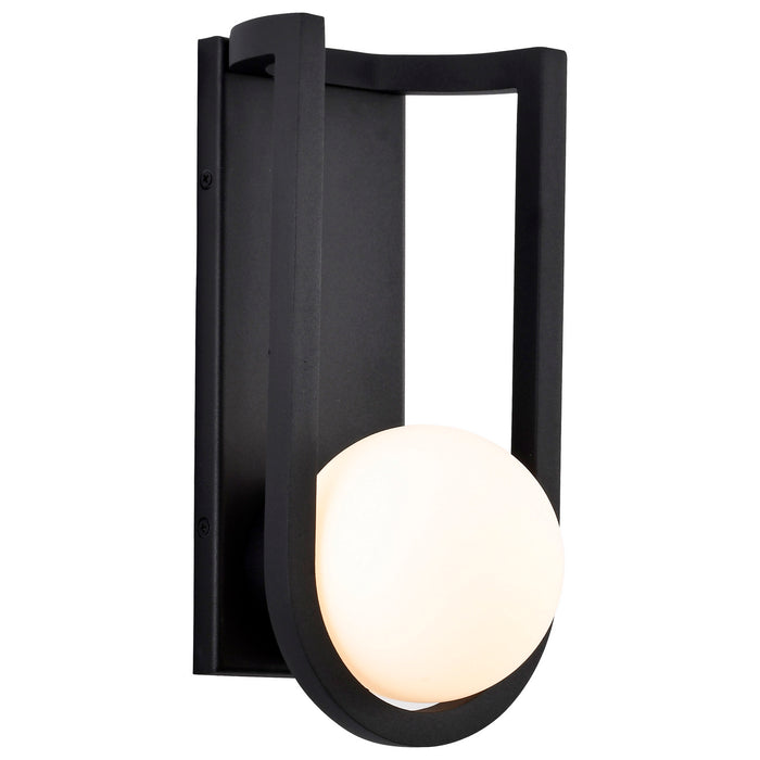 Nuvo Lighting 62-1619 LED Wall Lantern, Matte Black