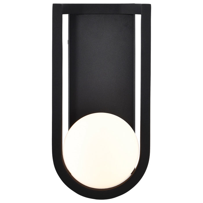 Nuvo Lighting 62-1619 LED Wall Lantern, Matte Black