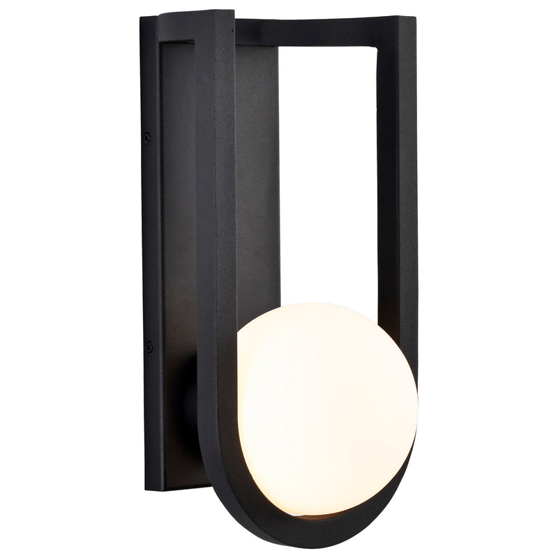 Nuvo Lighting 62-1620 LED Wall Lantern, Matte Black