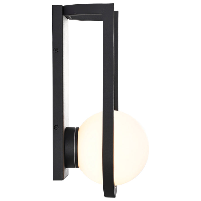 Nuvo Lighting 62-1620 LED Wall Lantern, Matte Black