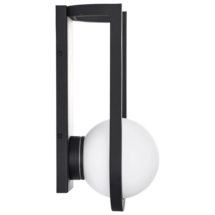 Nuvo Lighting 62-1620 LED Wall Lantern, Matte Black