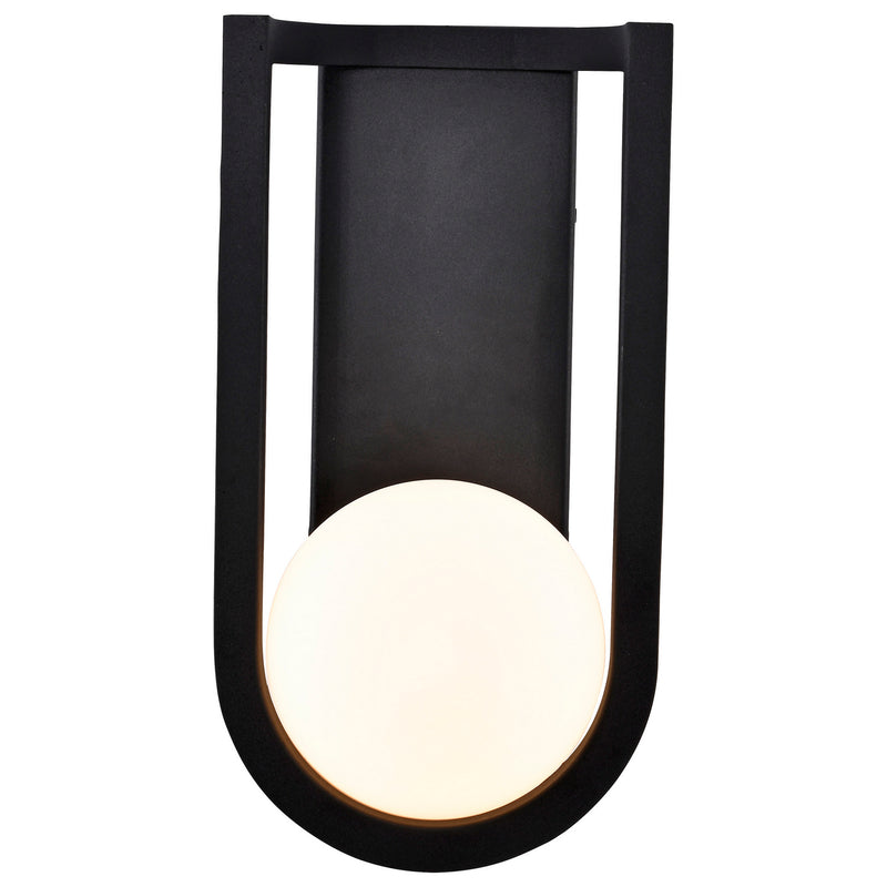 Nuvo Lighting 62-1620 LED Wall Lantern, Matte Black