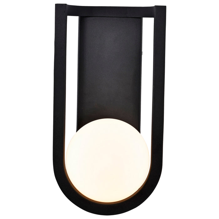 Nuvo Lighting 62-1620 LED Wall Lantern, Matte Black