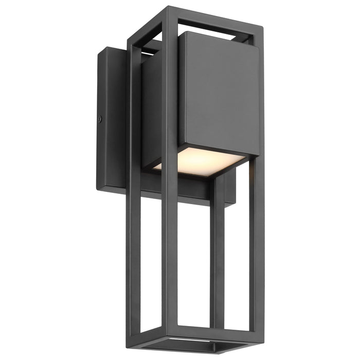 Nuvo Lighting 62-1653 LED Wall Lantern, Matte Black