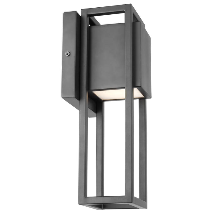 Nuvo Lighting 62-1653 LED Wall Lantern, Matte Black