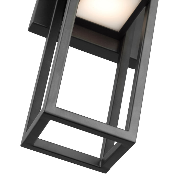 Nuvo Lighting 62-1653 LED Wall Lantern, Matte Black